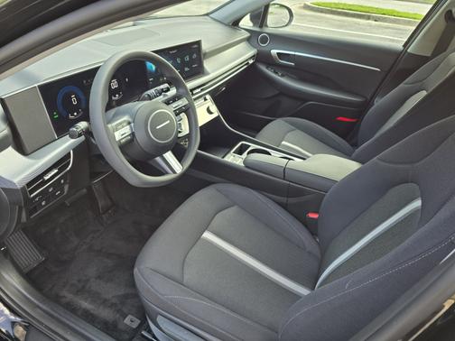 Black 2026 Hyundai SONATA Hybrid Blue