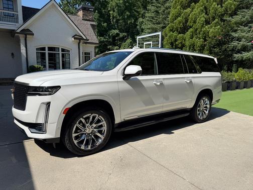 White 2021 Cadillac Escalade ESV Premium Luxury
