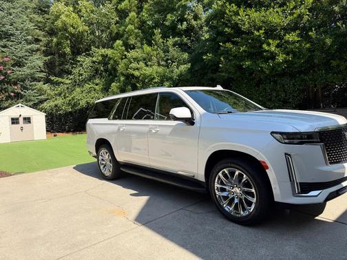 White 2021 Cadillac Escalade ESV Premium Luxury