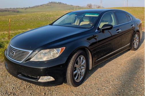 Black 2009 Lexus LS 460 Base