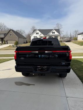 Black 2022 Ford F-150 Lightning LARIAT