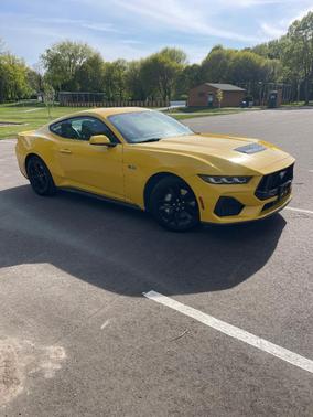 Yellow 2024 Ford Mustang GT