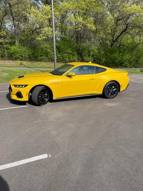 Yellow 2024 Ford Mustang GT