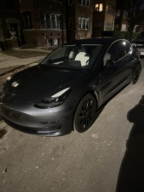 Gray 2023 Tesla Model 3 Long Range