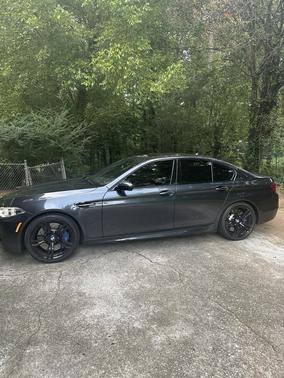 Blue 2016 BMW M5 Base