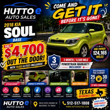 Green 2018 Kia Soul Base