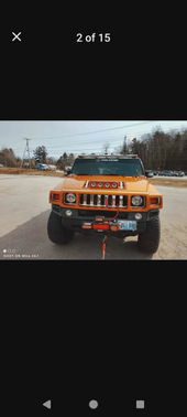 Orange 2006 Hummer H2 Base