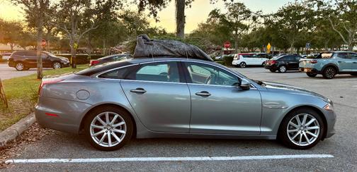 Silver 2013 Jaguar XJ Base