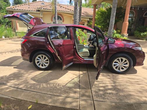 Red 2017 Acura RDX Technology Package