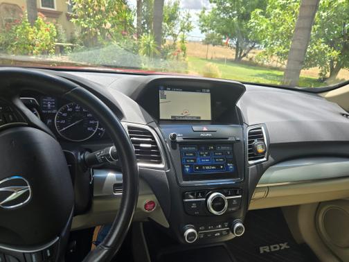 Red 2017 Acura RDX Technology Package