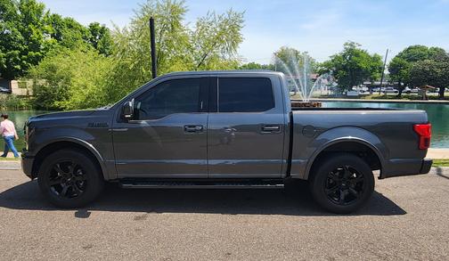 Gray 2019 Ford F-150 Lariat