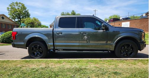 Gray 2019 Ford F-150 Lariat