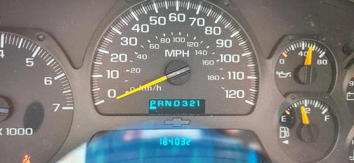 Silver 2004 Chevrolet Trailblazer LT