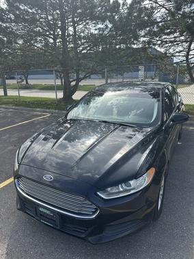 Black 2016 Ford Fusion S