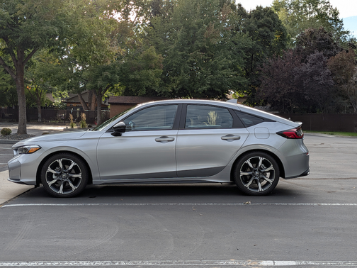 Silver 2025 Honda Civic Hybrid Sport Touring