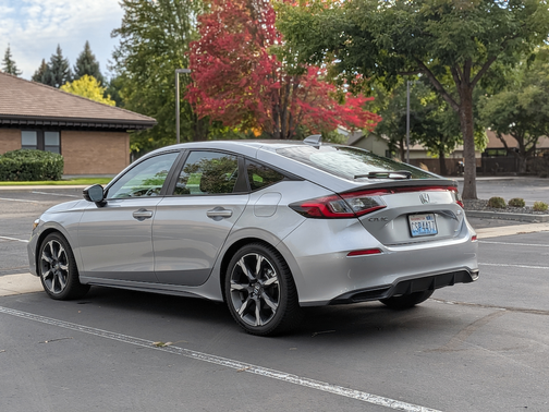 Silver 2025 Honda Civic Hybrid Sport Touring