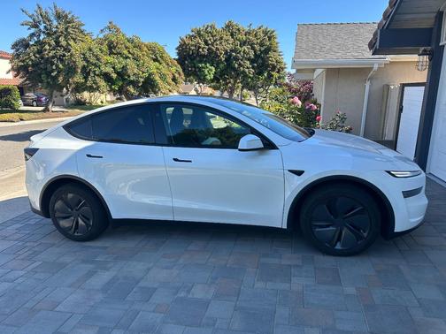 White 2026 Tesla Model Y Long Range Launch Series AWD