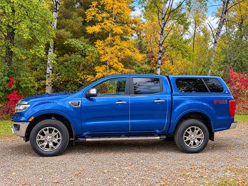 Blue 2019 Ford Ranger Lariat