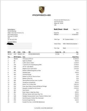 2022 Porsche 718 Cayman 718 Cayman GTS 4.0