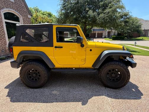 Yellow 2009 Jeep Wrangler X