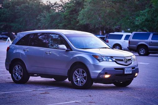 Silver 2009 Acura MDX Technology