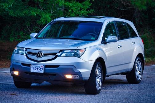 Silver 2009 Acura MDX Technology