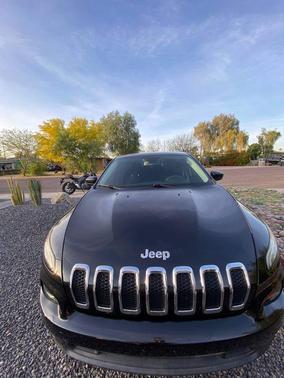 Black 2015 Jeep Cherokee Sport