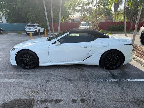 White 2024 Lexus LC 500 Base