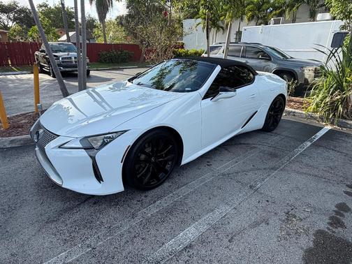 White 2024 Lexus LC 500 Base