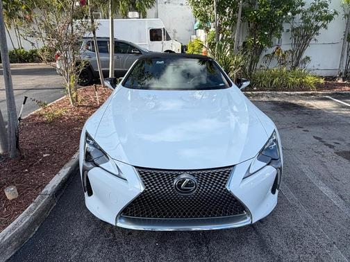 White 2024 Lexus LC 500 Base