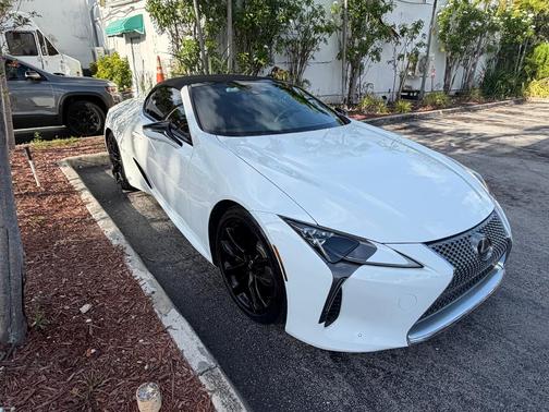 White 2024 Lexus LC 500 Base