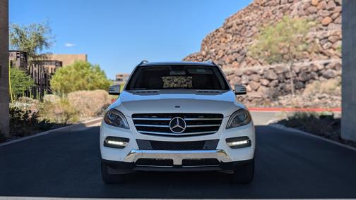 White 2013 Mercedes-Benz M-Class ML 350 4MATIC