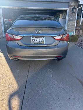 Gray 2013 Hyundai SONATA Limited 2.0T