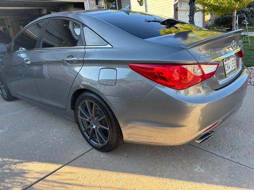 Gray 2013 Hyundai SONATA Limited 2.0T