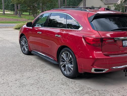 Red 2019 Acura MDX Sport Hybrid 3.0L w/Technology Package