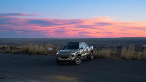 Green 2025 Toyota Tacoma Hybrid Trailhunter