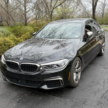 Black 2018 BMW M550 i xDrive