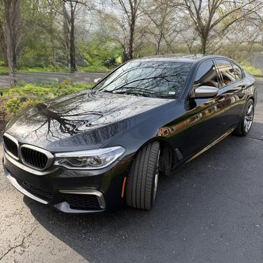 Black 2018 BMW M550 i xDrive