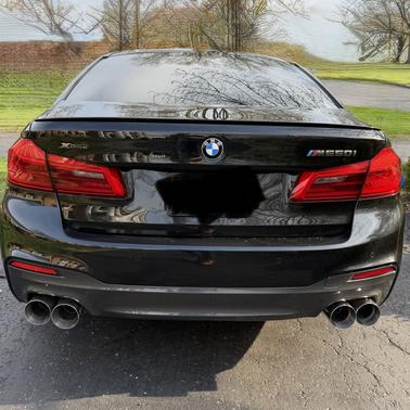 Black 2018 BMW M550 i xDrive