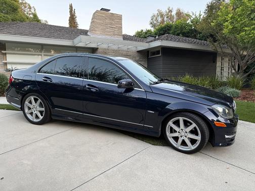 Blue 2012 Mercedes-Benz C-Class C 250 Sport