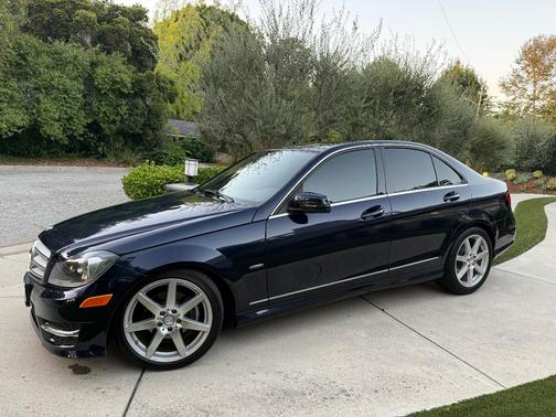 Blue 2012 Mercedes-Benz C-Class C 250 Sport