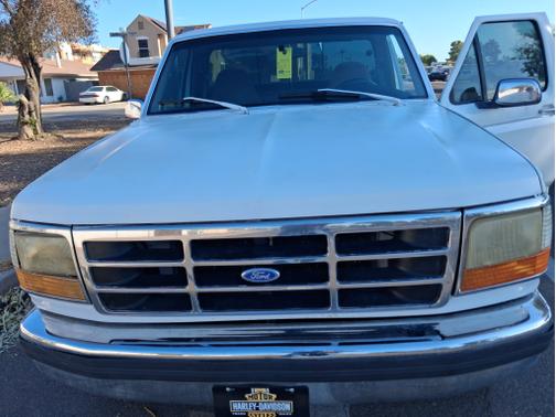 White 1996 Ford F-150 XL