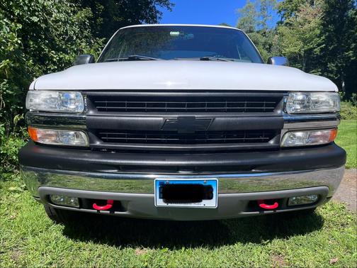 White 2000 Chevrolet Silverado 1500 LS Extended Cab