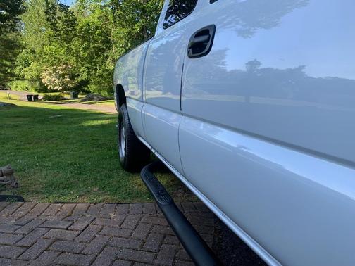 White 2000 Chevrolet Silverado 1500 LS Extended Cab
