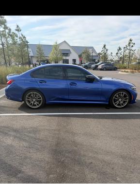 Blue 2022 BMW M340 i xDrive