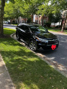 Black 2016 Toyota Highlander Limited Platinum