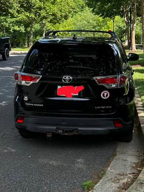 Black 2016 Toyota Highlander Limited Platinum