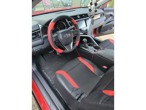 Red 2020 Toyota Camry TRD