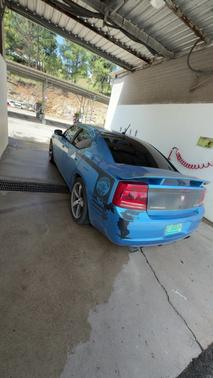 Blue 2008 Dodge Charger SRT8