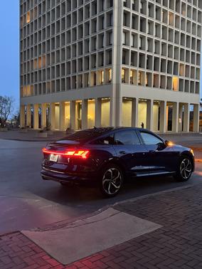 Blue 2022 Audi e-tron Sportback S line Premium Plus